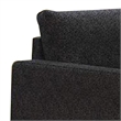 Remy Loveseat-Black Boucle-Bench-Style Seating-Gold Legs-63 Inch