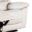 Larus Manual Loveseat-Leather Match-Pillow Top Arms-60 Inch
