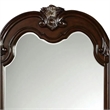 Kera Vanity Dresser Mirror-Vintage Camelback Design-Cherry Brown