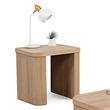 Asoi 3pc Coffee and End Table Set-Natural Brown Scandinavian Veneer