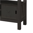 Riby Sideboard Buffet Server Cabinet-Wine Racks-2 Doors-Black 52 Inch