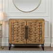 Osin Accent Buffet Cabinet-Woven Door Front-41 Inch Natural Brown