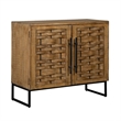 Osin Accent Buffet Cabinet-Woven Door Front-41 Inch Natural Brown