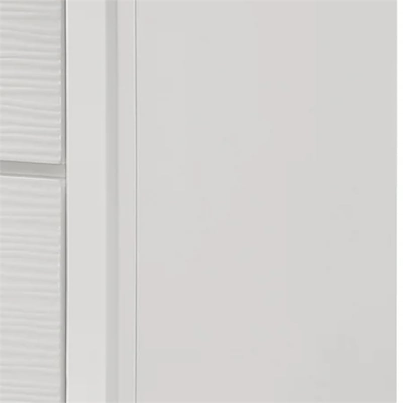 Tory Nightstand-2 Drawers-White Solid Wood-Bronze Round Knobs