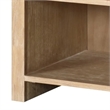 Rexa Nightstand with 1 Drawer-Metal Finger Pulls-Natural Oak Brown