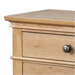 Lexa Nightstand with 3 Drawers-Farmhouse Natural Oak Brown
