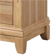Lexa Nightstand with 3 Drawers-Farmhouse Natural Oak Brown