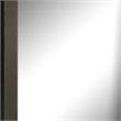 Kena Vanity Dresser Mirror-2 Tone Metallic Gray Asymmetrical Frame