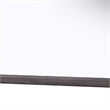 Dresser Mirror-Foil Gray Solid Wood-35x39 Broad Frame Design