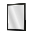 Portrait Dresser Mirror-Black-Rubberwood-36x40 Wide Frame Profile
