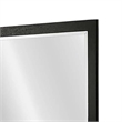Portrait Dresser Mirror-Black-Rubberwood-36x40 Wide Frame Profile