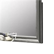 Modern Dresser Mirror-Dark Gray-Square 38 Inch Solid Wood Frame