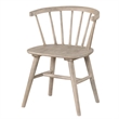 Yely 5pc Dining Table and 4 Windsor Chairs Set-Natural Oak Brown