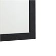 Cid Exie Mirror-Black Frame-41 Inch High Gloss Finish-Gold Accents