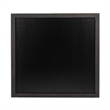 Cid Exie Mirror-39 Inch Matte Brown Veneer Frame-Silver Accents