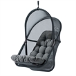 Bery Outdoor Swing Chair with Foldable Stand-Dark Gray Cushion