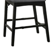Heni Counter Height Chair-Gray Polyester Cushions-Dark Walnut Brown