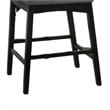 Heni Counter Height Chair-Gray Polyester Cushions-Dark Walnut Brown