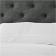 Sya Full Size Bed w Tufted Headboard-Underbed Storage-Dark Gray