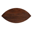35 Inch 2 Piece Coffee Table - 2 Tone Mango Wood Top In Natural Brown and Walnut