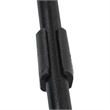 Tiva 30 Inch Handcrafted Backless Barstool-Black Metal Base