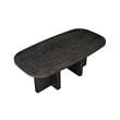 Dining Table- 78 Inch Rectangular Top- Ebony Black