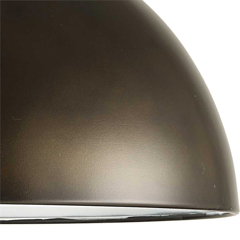 Modern Floor Lamp with Dome Metal Shade- 59 Inch Dark Bronze