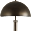 Modern Floor Lamp with Dome Metal Shade- 59 Inch Dark Bronze