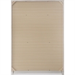 Benjara Chest With Six Center Metal Glide Drawers In White Gloss Finish