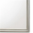 Benjara Square Molded Wooden Frame Dresser Mirror- Antique Silver