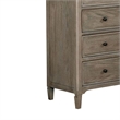 Benjara 4 Drawer Transitional Wooden Chest with Grain Details- Gray