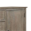 Benjara 4 Drawer Transitional Wooden Chest with Grain Details- Gray
