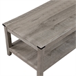 Benjara Hilton 3 Piece Coffee & End Table Set- Wood- Storage Shelf- Beige Finish