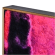 Benjara 35 x 35 Set of 2 Framed Wall Art Prints- Gold Pink/Purple