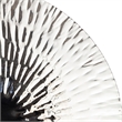 Benjara Set of 3 Decorative Wall Art Discs- Stainless Steel- Shiny Silver Finish