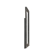 Benjara Zavi 32 x 40 Dresser Mirror- Rectangular- Glass- Nutmeg Brown Finish