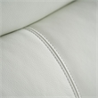 Benjara Rory Accent Chair-White Italian Leather-Foam Cushions-Angled Metal Legs