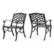 Benjara Toni Outdoor Armchair - Copper Metal