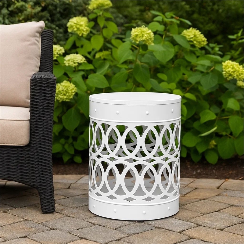 Benjara Feio Outdoor Side End Table 14