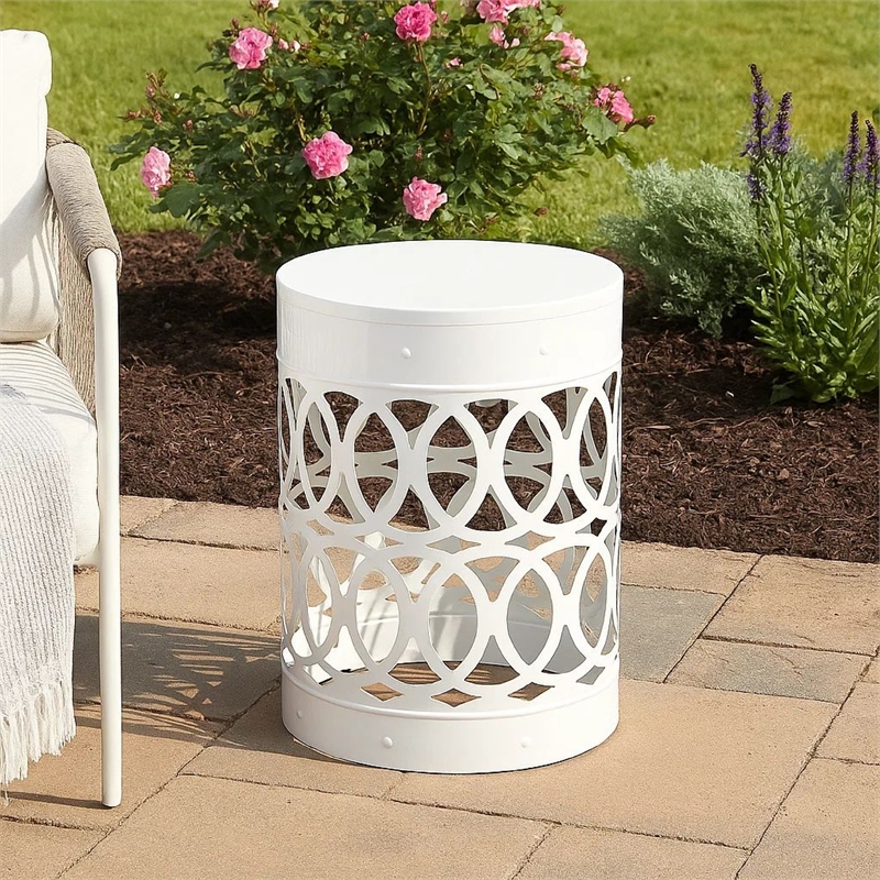 Benjara Feio Outdoor Side End Table 14
