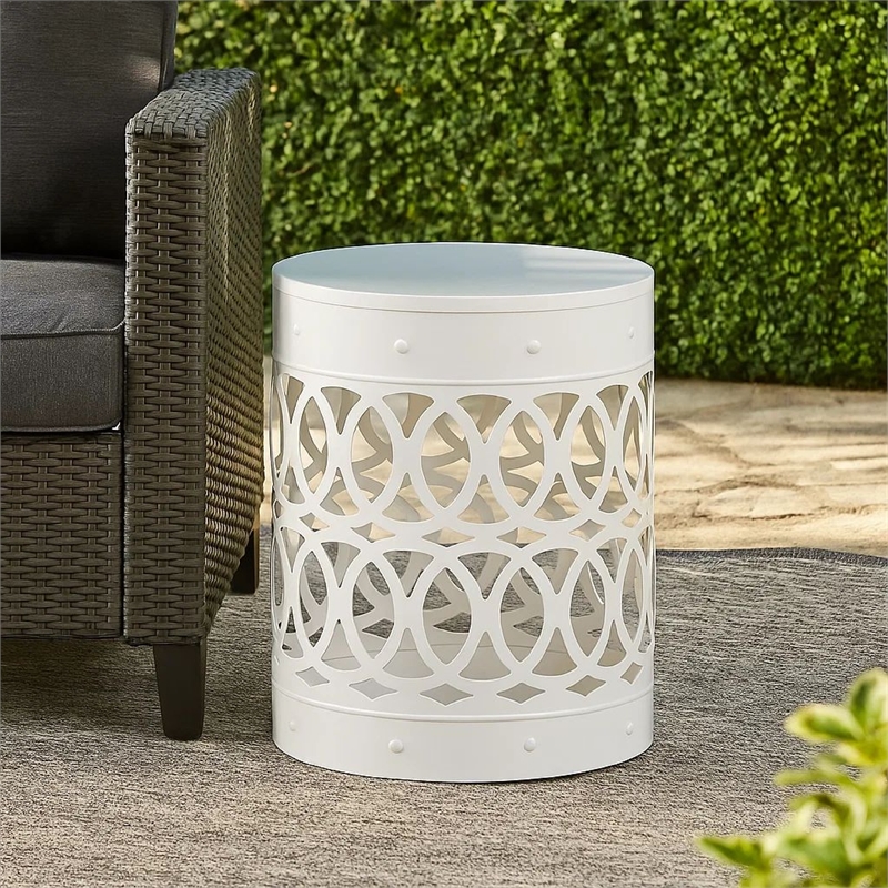 Benjara Feio Outdoor Side End Table 14