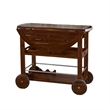 Benjara Rolling Bar Cart- 36