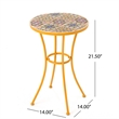 Benjara Outdoor Side End Table- 14