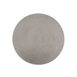 Benjara Outdoor Side End Table- Round Top Gray Faux Concrete- Round 16 Inch