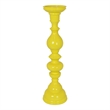 Benjara Naze Tabletop Candle Holder with Turned Accents- 23