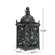 Benjara Sus Candle Holder Lantern- 15