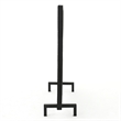 Benjara Fireplace Screen- Overlapping Circles w Mesh- 41x31 Matte Black Frame