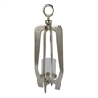 Benjara Brie Candle Holder Lantern- 27 Inch- Silver Metal Frame- Glass Shade