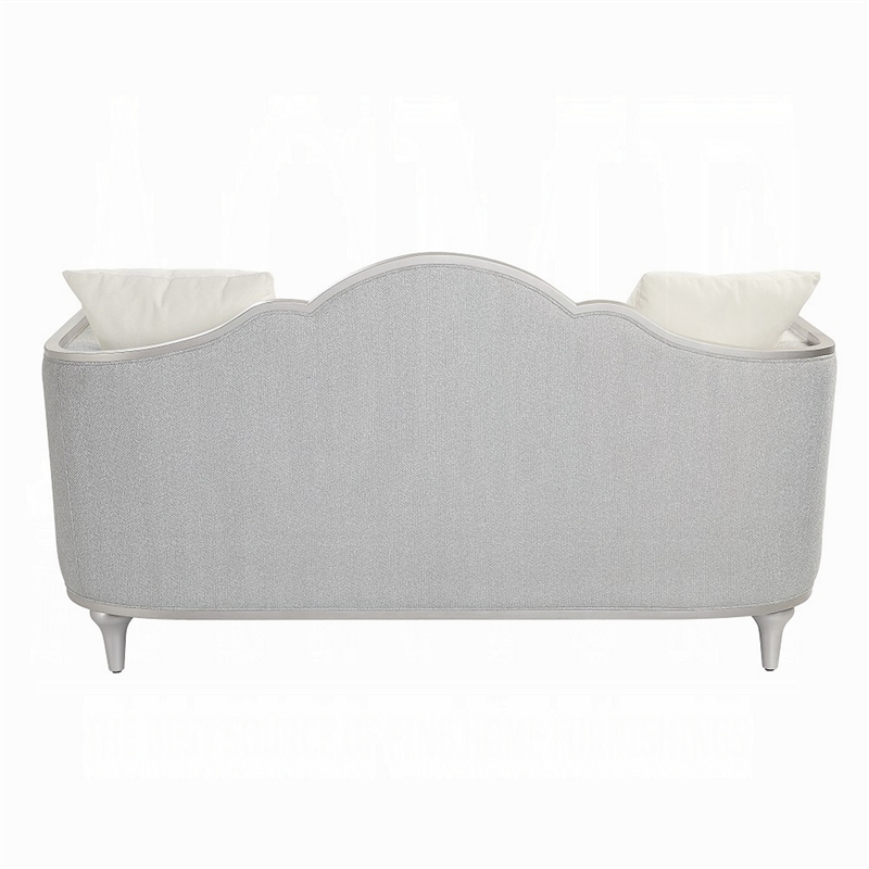 Benjara Kyna Loveseat- 3 Pillows- 66
