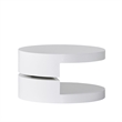 Benjara Coffee Table- Open Shelf- Rotating 24